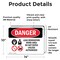 Signmission Lead Renovation Work Danger Sign, Vinyl Decal, 14in W x 10in L, 2PK OS-2PACK-DS-D-1014-L-2182 - alternate 2